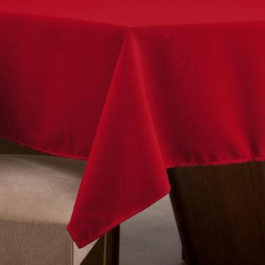 Imagem de Toalha de Mesa Retangular 6 Lugares Lisa Limpa Fácil Básica 2.0x1.4m 1