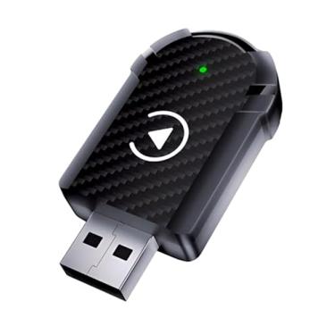 Imagem de Sonecess Adaptador automotivo sem fio CarPlay e Android para iPhone e Android 2025 (Wi-Fi 802.11ac, USB, preto)