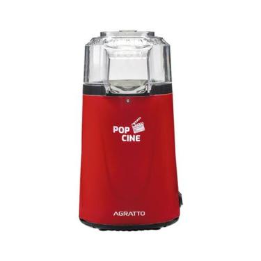 Imagem de Pipoqueira Pop Cine Vermelha 1200w Dosador 220v Agratto
