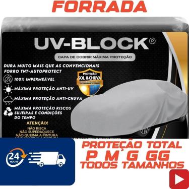 Imagem de Capa Cobrir Carro Forrada Gol G5 Impermeável Uv-Block