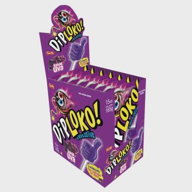 Imagem de Pirulito Diploko Uva 11g 15un