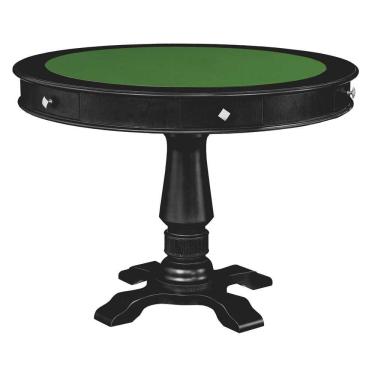 Imagem de Mesa Jogos Carteado 4 Lugares Victoria Preto Fosco Gran Belo