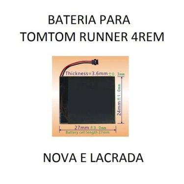 Imagem de Bateria Tomtom Runner Gps Modelo 8rs00 Sem Cardio - KMIG