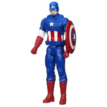 Imagem de Boneco de ação Marvel Avengers Titan Hero Capitão América 30cm