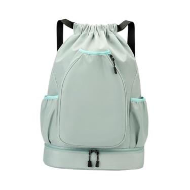 Imagem de kowaku Mochila de mochila de tênis Mochila para homens Menino Homem de água Badminton Racquet Bag Bag Racket para acessórios para bolas, Verde