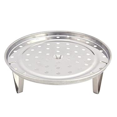 Imagem de Cesta de aço inoxidável vaporizador de ovos conjunto de rack de cozinha acessórios de jantar utensílios de cozinha (tamanho: diâmetro 24 cm) (diâmetro 28 cm)