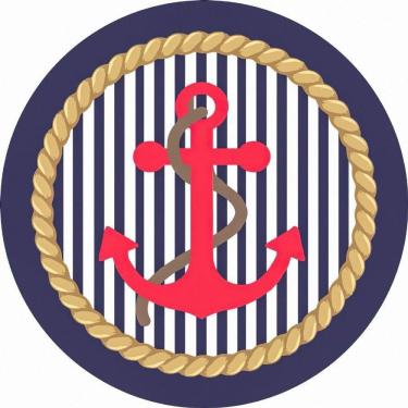 Imagem de Painel Redondo 3D Sublimado Marinheiro Frd-3776