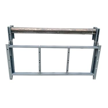 Imagem de FLSXC Mesa dobrável de metal para varanda suspensa moldura de alumínio para cerca/corrimão/exterior, economia de espaço, fácil de instalar, 8 tamanhos (cor: A, tamanho: 100 x 37 x 9 cm)