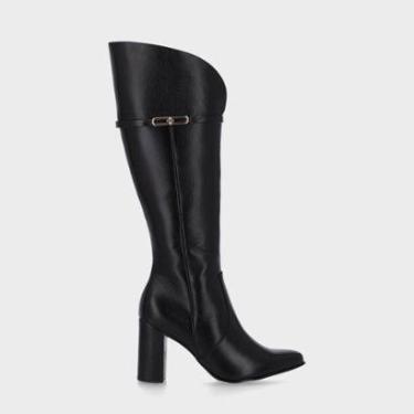 Imagem de Bota Cano Longo Couro Luz da Lua - 56510021-Feminino