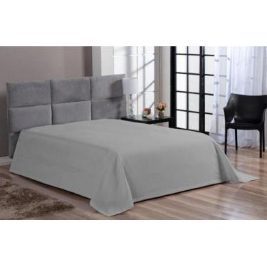 Imagem de Cobre Leito Colcha Cama Solteiro Piquet Liso Algodão Hotel - LM Detona