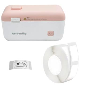 Imagem de Impressora Térmica Customizada Label Printer Etiqueta Colorida Portátil 15mm + 1 Rolo bobina (Etiqueta 14x22mm)