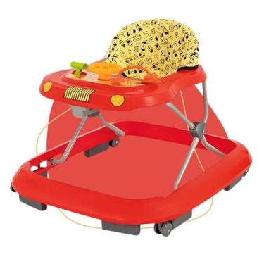 Imagem de Andador Bebê Infantil Brinquedos Safari II Cor Vermelho Tutti Baby