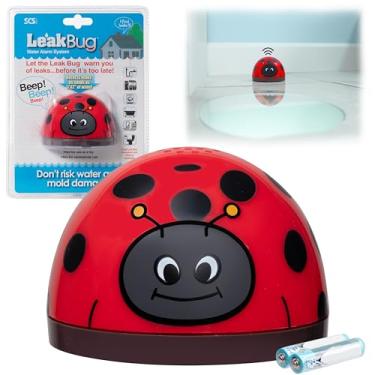 Imagem de Sensor de monitoramento de vazamento de água com alarme, 1 pacote - Detector eletrônico de vazamento de água e inundação - Detecta apenas 1/32" de água - Sensor de alerta de transbordamento apita alto quando a água é detectada