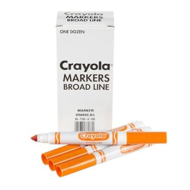 Imagem de Crayola Orange Markers, Broad Line Markers, 12 Count