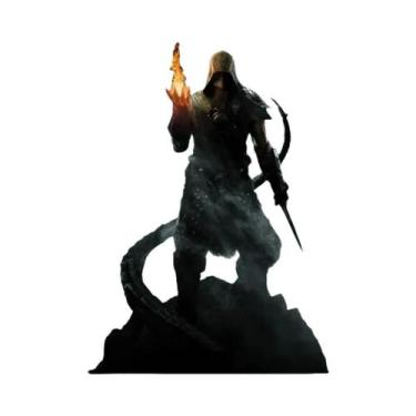 Imagem de Retro Skyrim Elder Scrolls V Canvas Poster Videogame Arte De Parede Sa