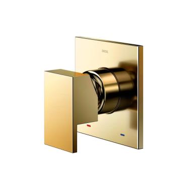 Imagem de Acabamento Monocomando Para Chuveiro Docol New Edge 925943 3-4" Ouro Polido