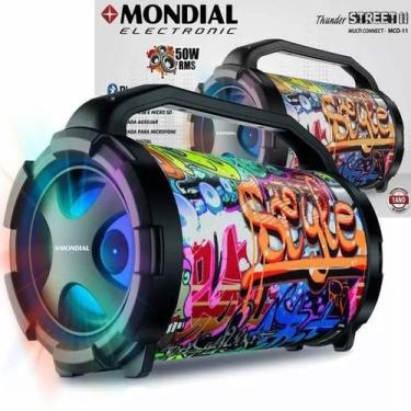 Imagem de Caixa De Som Amplificada Bluetooth Sem Fio Mondial 50w Radio