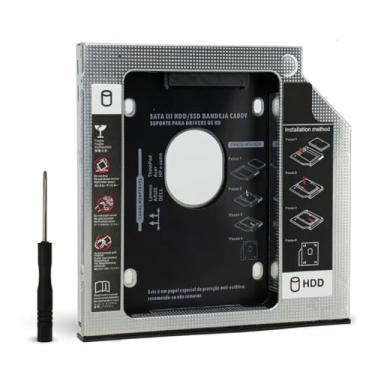 Imagem de Case Para HD Externo Caddy Hd Ssd Sata 2.5 Gaveta Notebook 9,5mm Adaptador Acessório