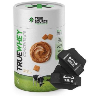 Imagem de True Whey Concentrado Doce Leite 900g Luva - True Source