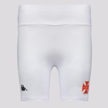 Imagem de Shorts Kappa Vasco Supp Aimee Feminino Branco, P