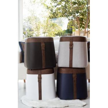 Imagem de Puff Industrial - MEU PUFF - Meu Puff , Branco