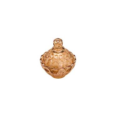 Imagem de Wolff POTICHE DECORATIVO CRISTAL ANGEL 11x11cm ÂMBAR