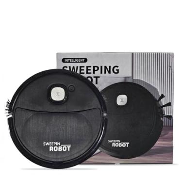 Imagem de Robô Aspirador de Pó Automático Aspirador Doméstico Recarregável Cor Preto - YODHE