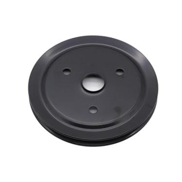 Imagem de GSKMOTOR Polia Do Virabrequim Com Ranhura Única Swp, Bomba D'Água Curta Para Chevy Sbc 283 302 350, Aço Preto