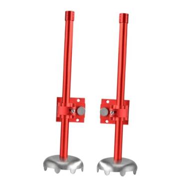 Imagem de YIJU 2 peças caixa de pesca pernas de elevação suporte de tanque de equipamento de peixe prático multifuncional durabilidade pés de caixa de pesca para, 22.3 Cm