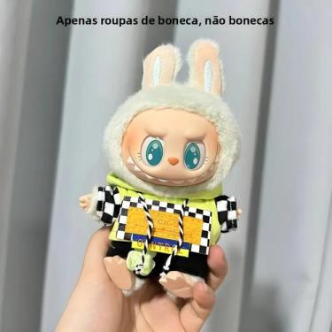 Imagem de Boneca De Pelúcia 15/17cm Universal Moda Macacão Labubu Boneca V1 V2 A