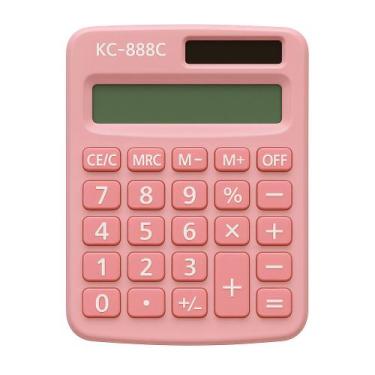 Imagem de Calculadora Pequena Mini De Bolso Visor Grande e Teclas com Função - N