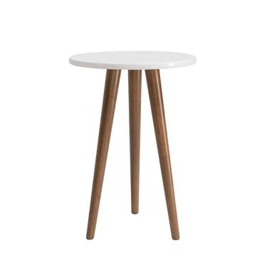 Imagem de Mesa de Canto Infantil Theo Reller Pés Retrô Madeira