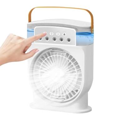 Imagem de Nebulizador Portátil | Ventiladores de para Exterior - Arrefecedor de Ar Verão 3 Velocidades para Cozinha Sala Quarto Atividades Exteriores