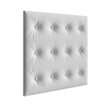 Imagem de Kit para Quarto de Bebê Capitonê Cama Maria Branco - Móveis Peroba