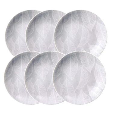 Imagem de Prato Fundo Porcelana Decorada Arbo 21cm 6 Unidades - Tramontina 96580
