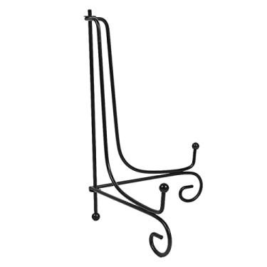 Imagem de KIMISS Exibição do Cavalete de Ferro de 10 "para Placas, Tigelas e Fotos - Clássico Black Stand for Art & Décor (20.3cm/8in)