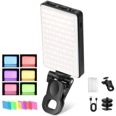 Imagem de Luz de vídeo RGB, Luz para Gravar Video, Luz de Preenchimento, Bateria Embutida de 3000mAh, Ajuste de Cor Total em 360 Graus, 20 Efeitos de Iluminação de Cena, Índice de Reprodução de Cor(IRC) ≥95