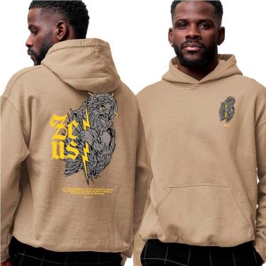 Imagem de Moletom Canguru Com Capuz‎ Zeus God of Olympus Street Abstract-Unissex