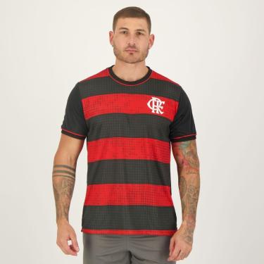 Imagem de Camisa Flamengo Classmate Preta e Vermelha-Masculino