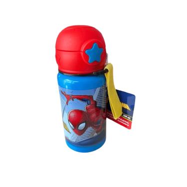 Imagem de Garrafa Azul com Canudo - Marvel Spider Man HONGYAO