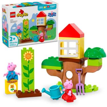 Imagem de Lego Duplo Jardim e Casa na Arvore Peppa Pig 10431 com 20pcs