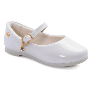 Imagem de Sapatilha Infantil Klin Princesa Mini 152164 Boneca, Branco, 22