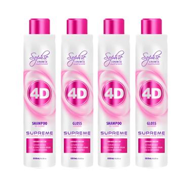 Imagem de Kit 2 Unidades Progressiva 4D 1L Sophie Sh+Gloss
