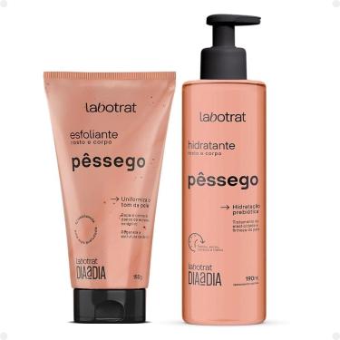 Imagem de Kit Labotrat Rosto e Corpo Pessego: Esfoliante e Hidratante