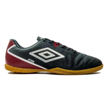 Imagem de Chuteira Futsal Umbro Attak Eternal Preto/prata/vermelho U01fb073-184-41