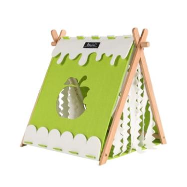 Imagem de FashionCha Casa para Porquinho Da Índia, Tenda para Hamster, Gaiola de Brincar, Acessórios com Cortinas, Esconderijo Confortável para Chinchilas