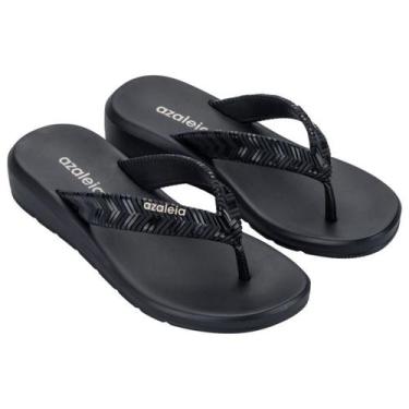 Imagem de Tamanco Feminino Azaleia Esporão Confortavel, Preto, 38