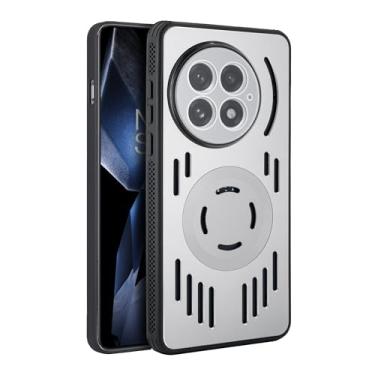 Imagem de Aijohnny Capa de telefone para OnePlus 13, [proteção total da câmera][compatível com Magsafe], capa de telefone ultrafina leve de liga de alumínio, capa protetora de resfriamento para mulheres e