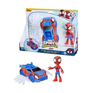Imagem de Boneco Homem Aranha Spidey Figura E Carro - Hasbro F7454