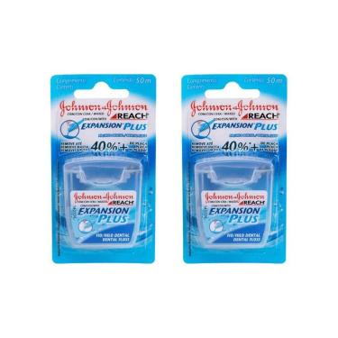 Imagem de Fio Dental Johnsons Reach 50M Regular - Kit Com 2Un
